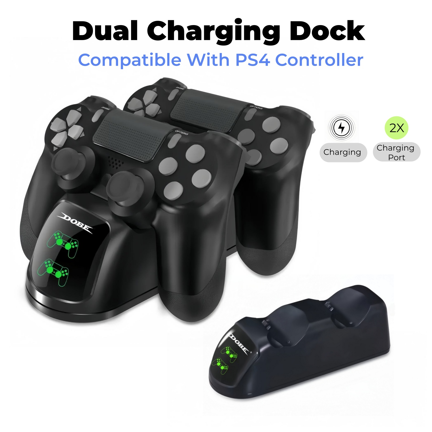 Esports Gaming Station - Station de charge double pour manette