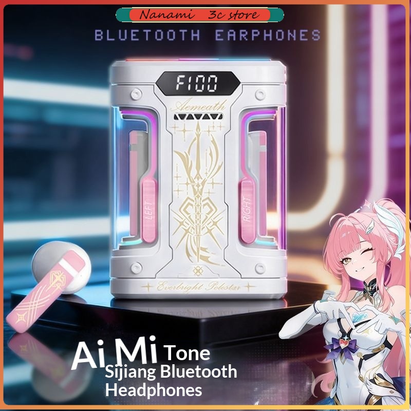 Esports Gaming Fan - Écouteurs Bluetooth Anime Elysia TWS, semi