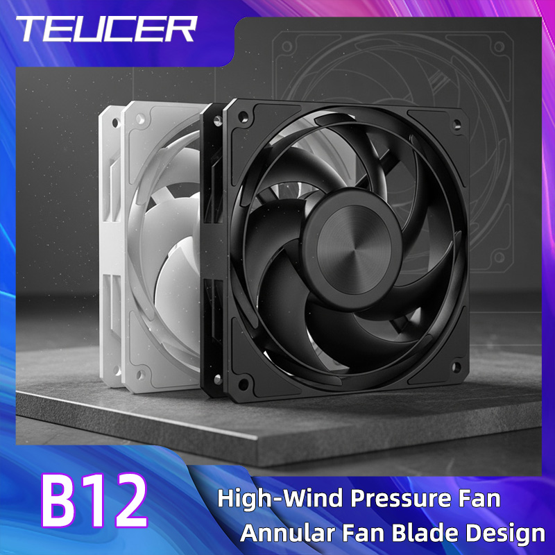Esports Gaming Fan - TEUCER ordinateur CPU refroidisseur ventilateur 120mm
