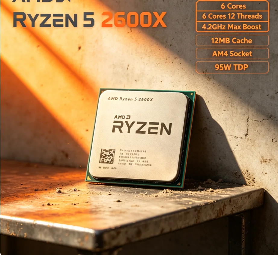 Esports Gaming - Processeur de bureau AMD R5 2600X