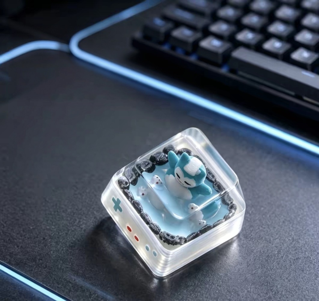 Keyboard Tenkeyless - Clavier mécanique Pokémon Snorlax en résine