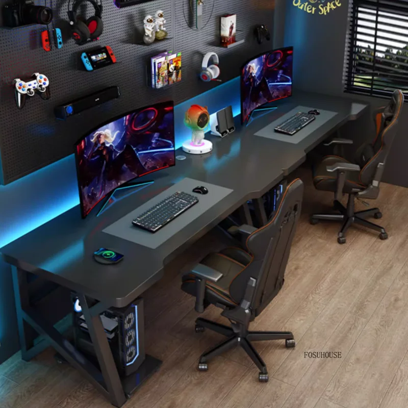 Esports Gaming School - Bureaux d'ordinateur doubles modernes, Table de