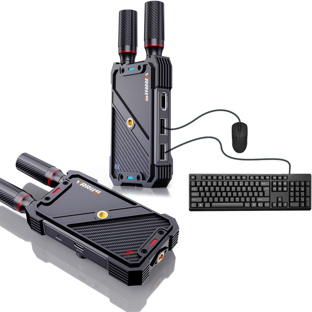 Keyboard Tenkeyless - VRRIIS WL082K 400m sans fil HDMI