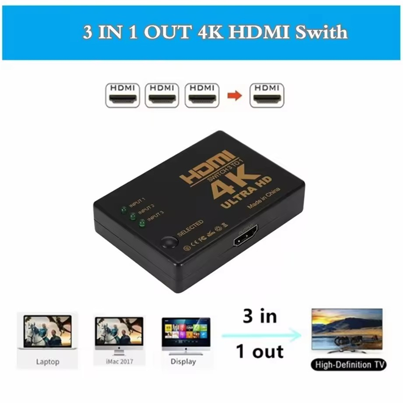 Commutateur HDMI 3 entrées 1 s - Esports Gaming Hub avis et prix