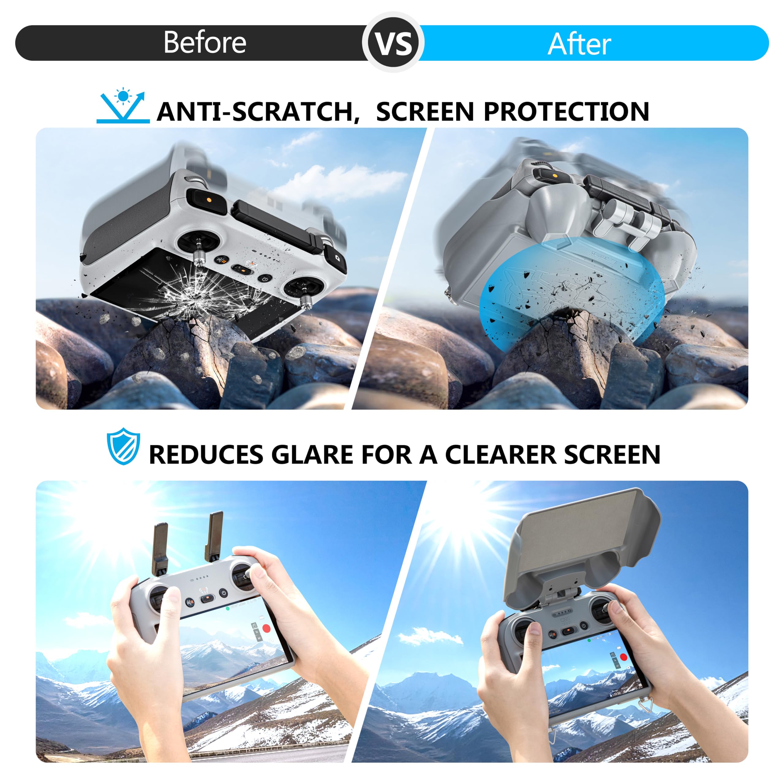 Pare-soleil Mini 4 Pro pour co - Controller Analog Stick avis et prix