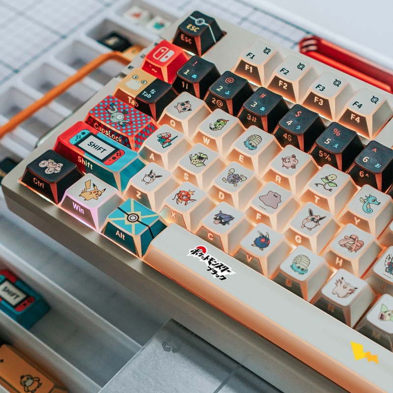 Keycaps de clavier Pokemon Min - Keyboard Tenkeyless avis et prix
