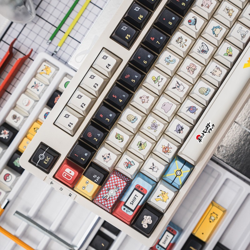 Keycaps de clavier Pokemon Min - Keyboard Tenkeyless avis et prix