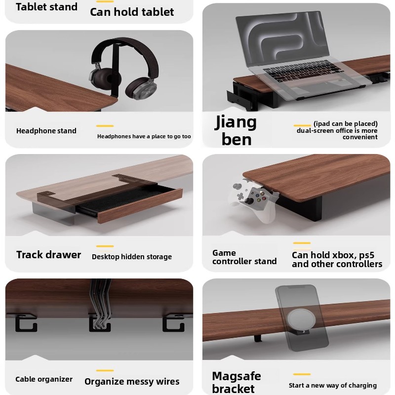 Boîte de rangement métallique  - Dual Monitor Stand avis et prix