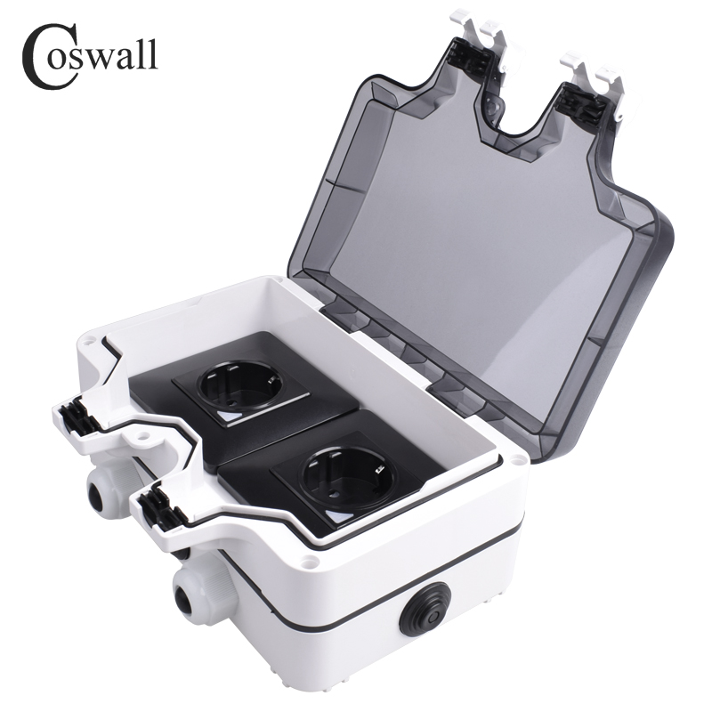 Coswall-Prise EU étanche IP66, - Dual Monitor Stand avis et prix