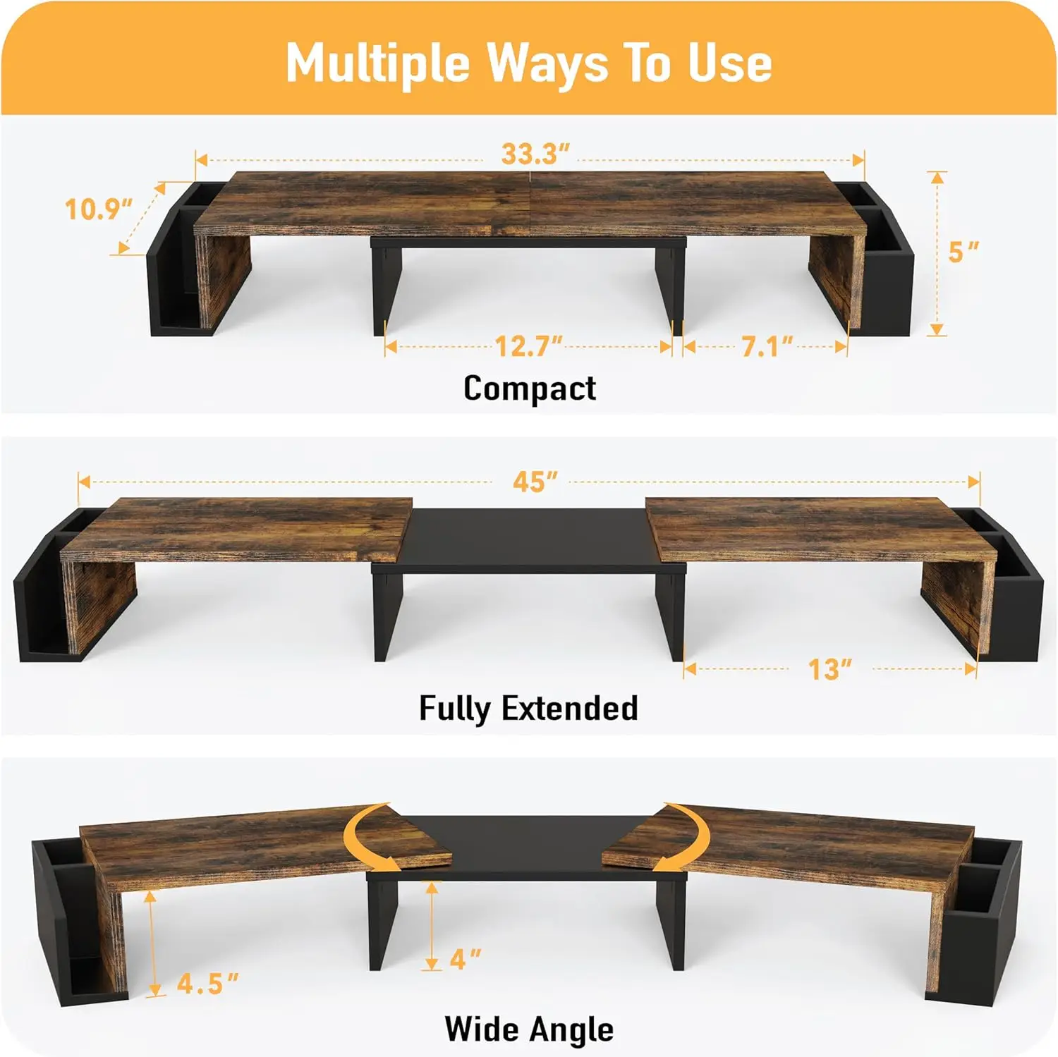 Support de bureau pour double  - Dual Monitor Stand avis et prix
