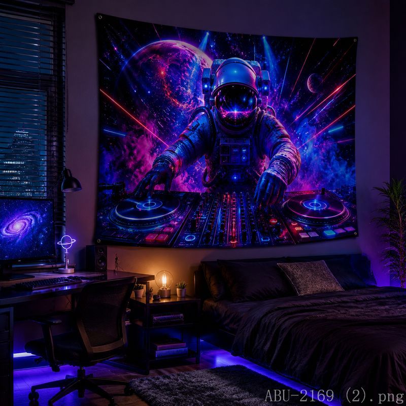 Tapisserie murale astronaute s - Esports Gaming Bar avis et prix