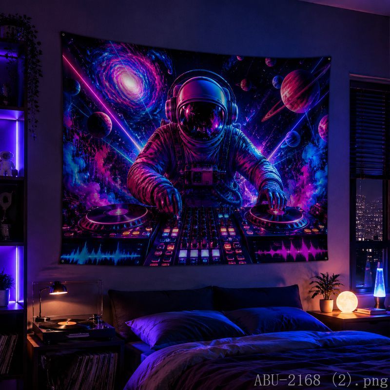 Tapisserie murale astronaute s - Esports Gaming Bar avis et prix