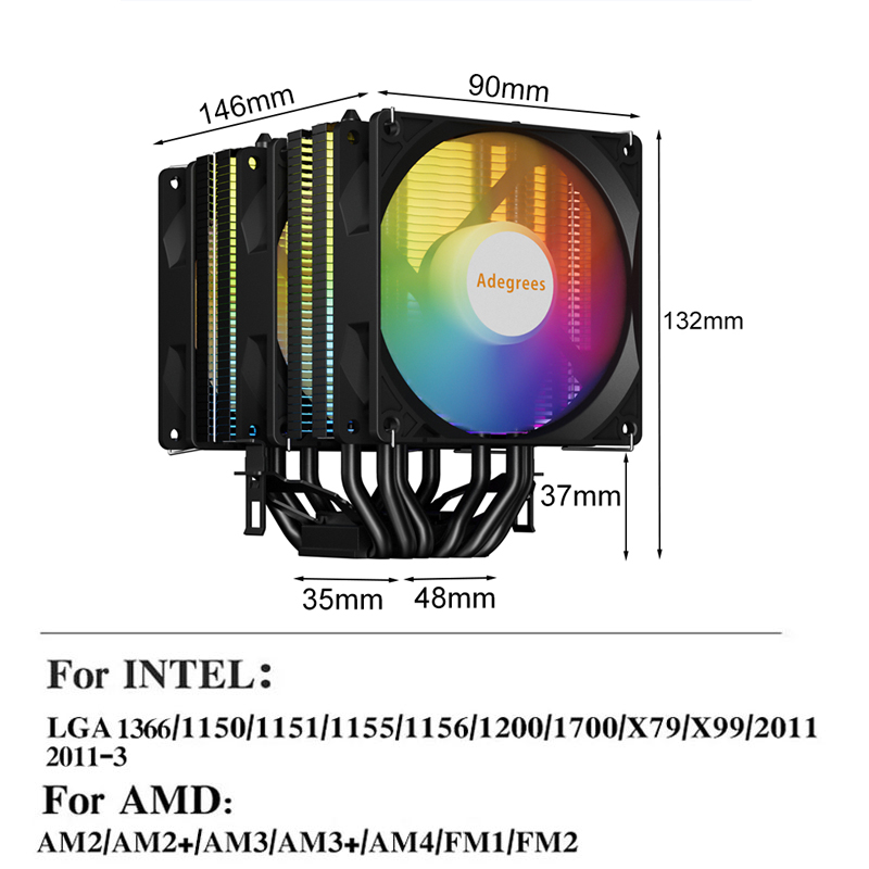 Refroidisseur d'air pour CPU A - Esports Gaming Fan avis et prix